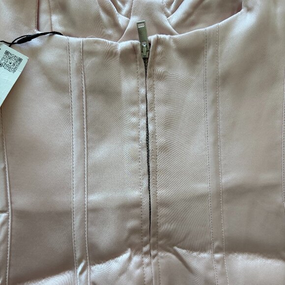 ZARA Pastel Pink Satin Mini Dress – Size S (Ref. 3065/371/621) 💖 - Picture 6 of 15
